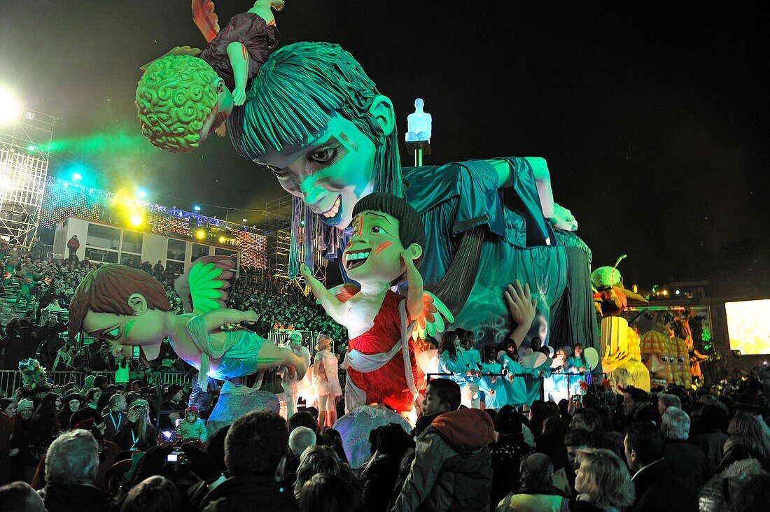 Karneval von Nizza, Nizza, Côte d'Azur, Alpes-Maritimes-Meeresalpen, Frankreich