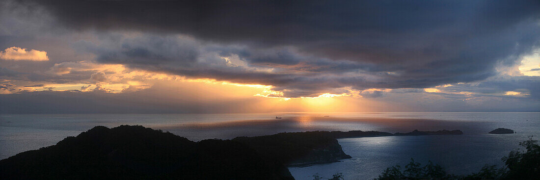 Corregidor Island in the evening light, Manila Bay, Philippines, Asia