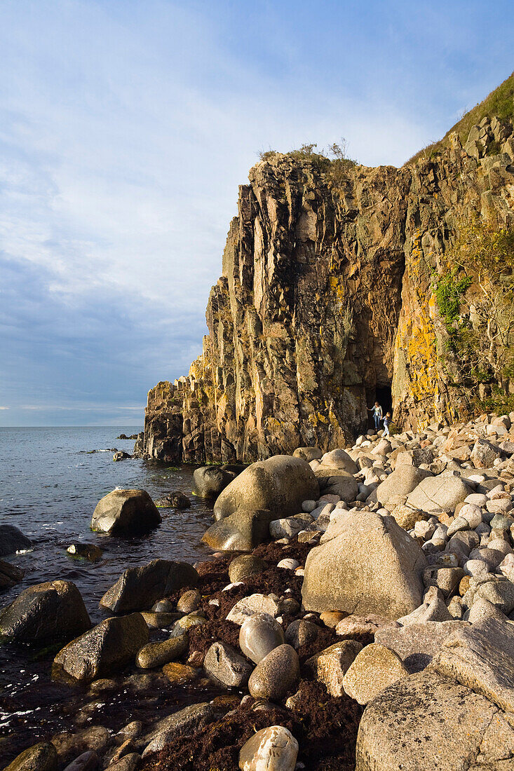 Cliffs of Jons Kapel, Bornholm, Denmark, Europe