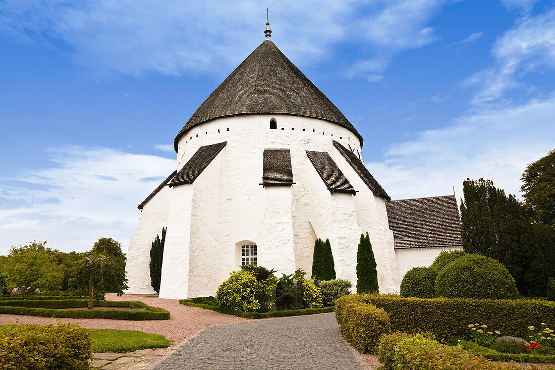 Osterlars Kirke, Oesterlars Rundkirche, Bornholm, Dänemark, Europa
