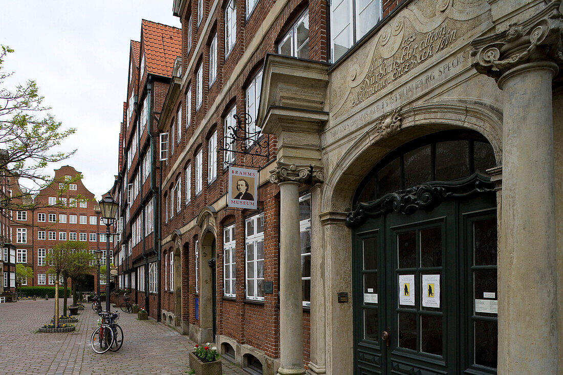 Johannes-Brahms-Museum, Peterstraße, Hanseatic city of Hamburg, Germany, Europe