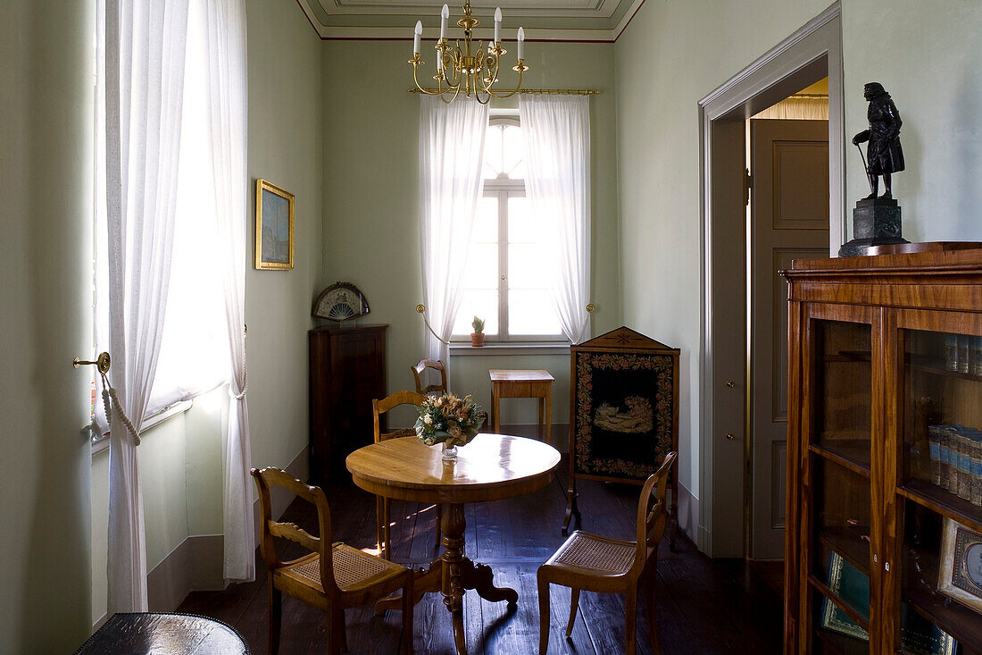 Room inside Mendelssohn House in Goldschmidtstraße, Leipzig, Saxony, Germany, Europe