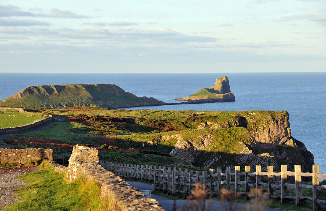 Worms Head, Rhossili, Gower Peninsula, Wales, United Kingdom