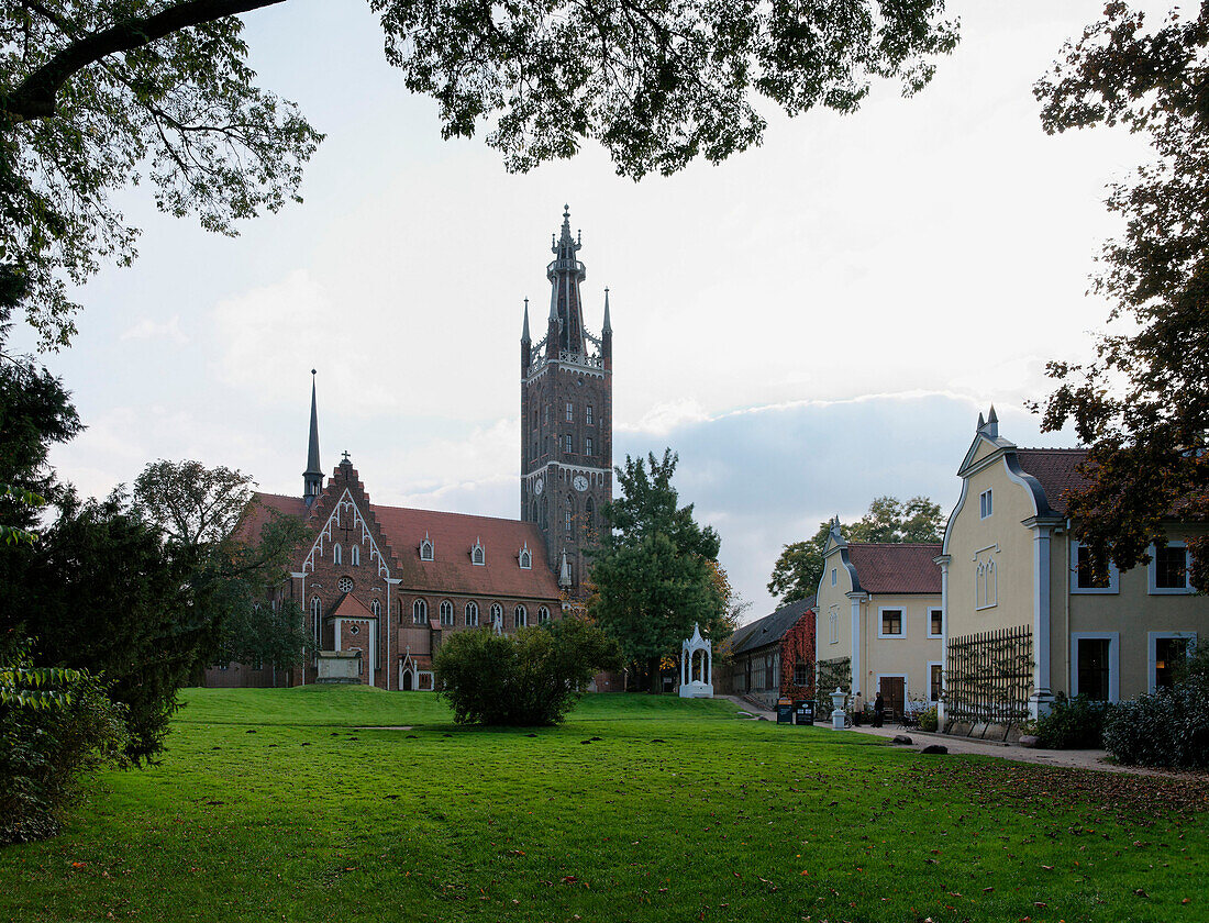 St. Petri Church and Bible Tower, Kitchen Building, Woerlitz, Dessau, Saxony-Anhalt, Germany
