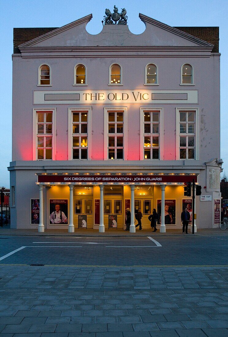 The Old Vic Theatre situated on The Cut near Waterloo, London