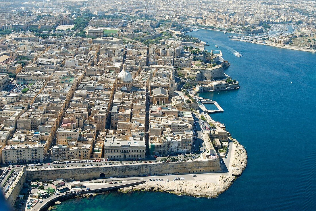Valletta, Aerial View, Malta Island, Republic of Malta