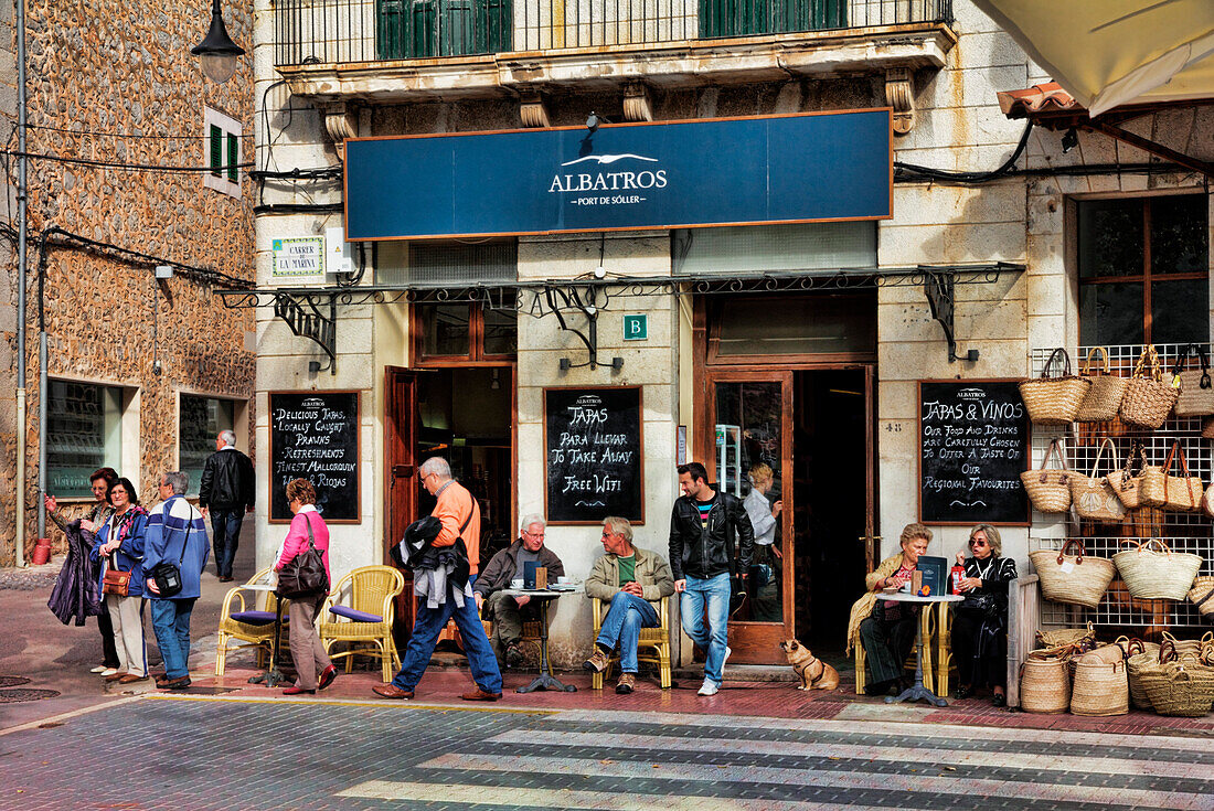 Restaurant Albatros, Port of Soller, Mediterranean, Majorca, Spain