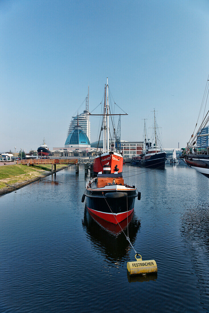 Museumshafen, Sail City Hotel, Bremerhaven, Bremen, Deutschland