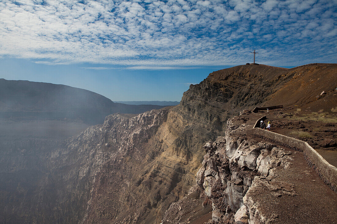 Crater of Masaya Volcano, Masaya Volcano National Park, Masaya, Nicaragua, Central America, America