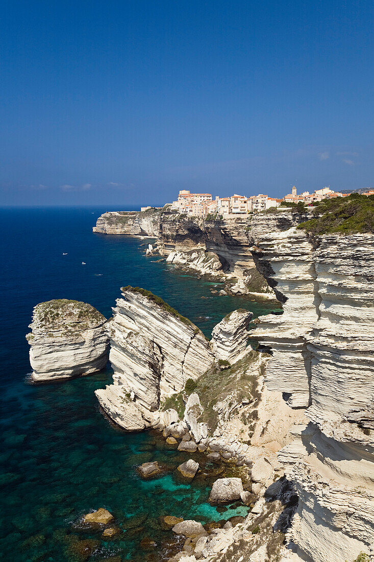 Bonifacio, south coast, Corsica, France, Europe