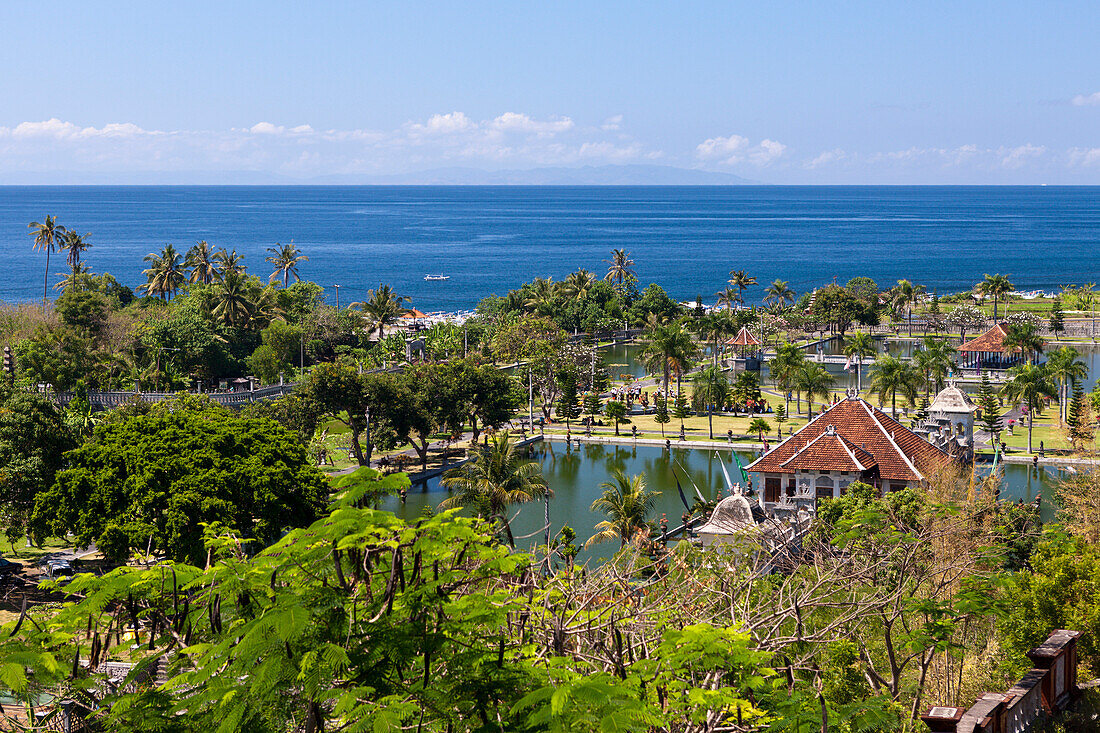 Koenigspalast Ujung Wasserschloss Taman Sukasada, Bali, Indonesien