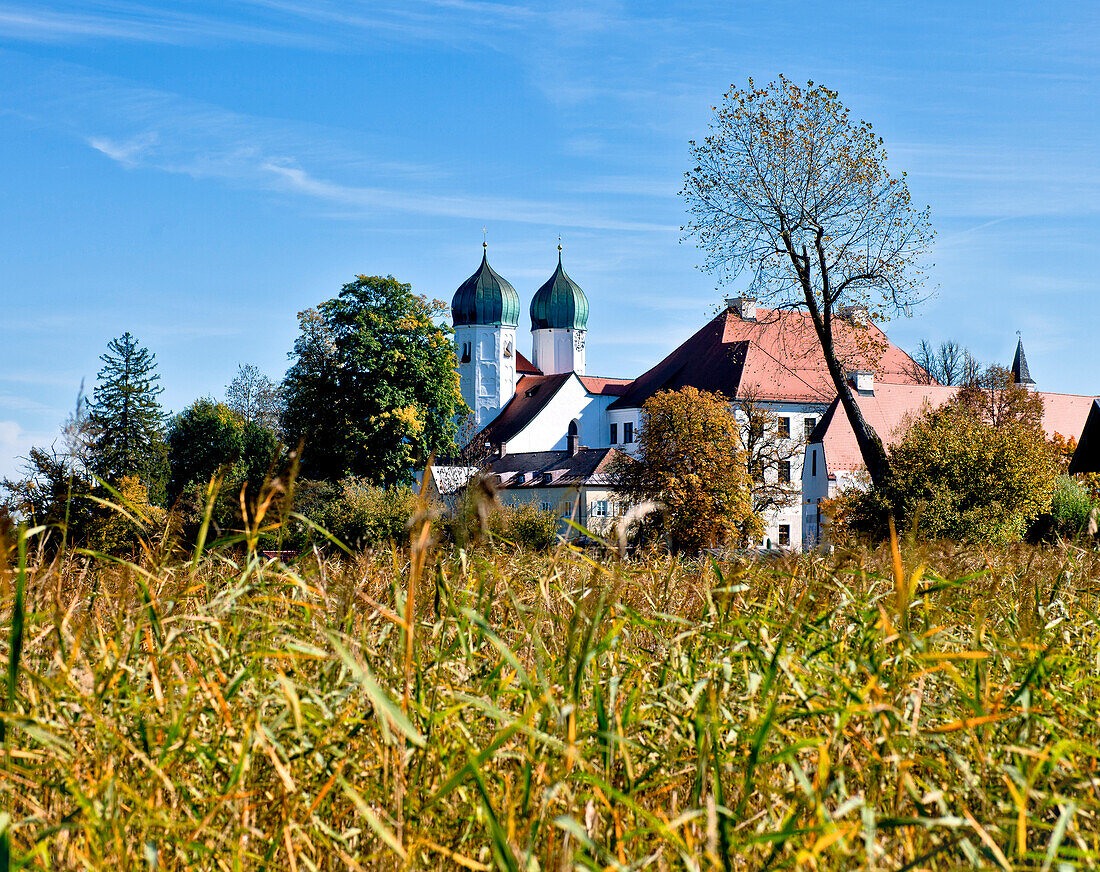 Kloster Seeon, Seeon, Seeon-Seebruck, Chiemsee, Chiemgau, Oberbayern, Bayern, Deutschland