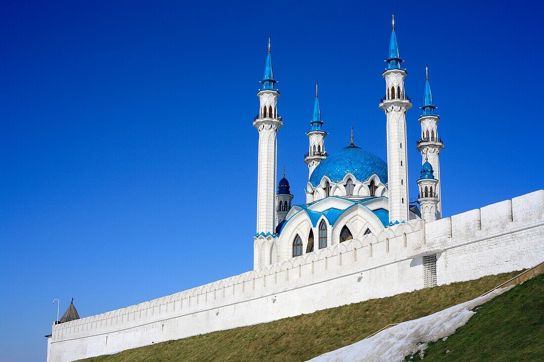 Modern Sharif mosque in Kazan Kremlin, Tatarstan, Russia