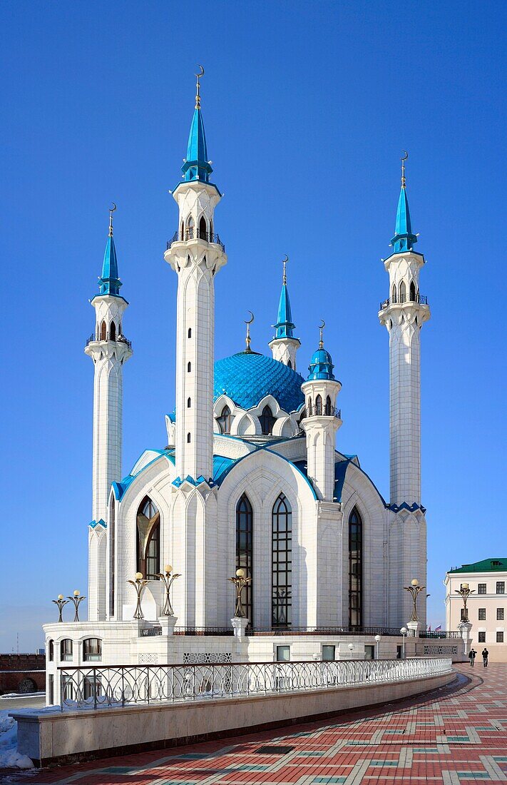 Modern Sharif mosque in Kazan Kremlin, Tatarstan, Russia