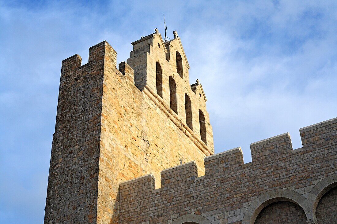 Fortified church 12 cent, Saintes-Maries-de-la-Mer, Languedoc-Roussillon, France