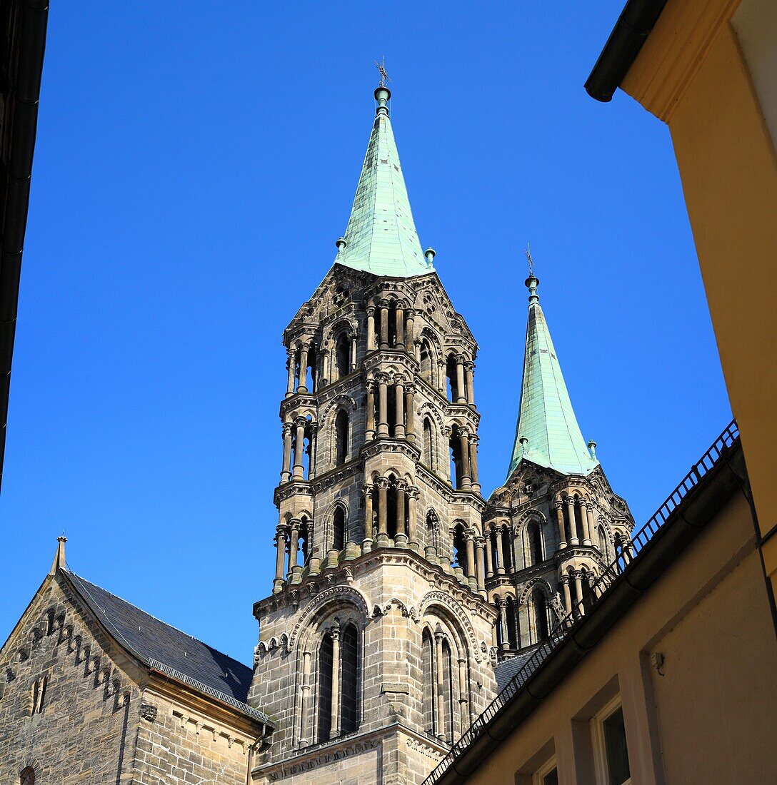 Cathedral 1237, Bamberg, UNESCO World Heritage site, Bavaria Upper Franconia, Germany