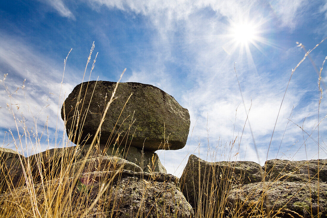 Rock formations in Cevennes National Park, Cevennes, France, Europe