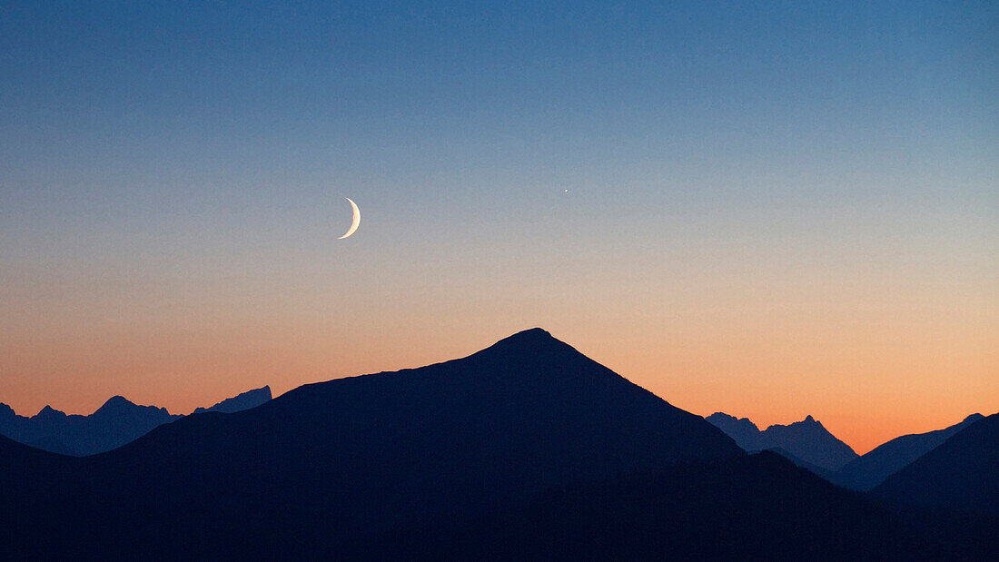 Abendtimmung in den Tegenrseer Bergen, Blauberge, Tirol, Österreich