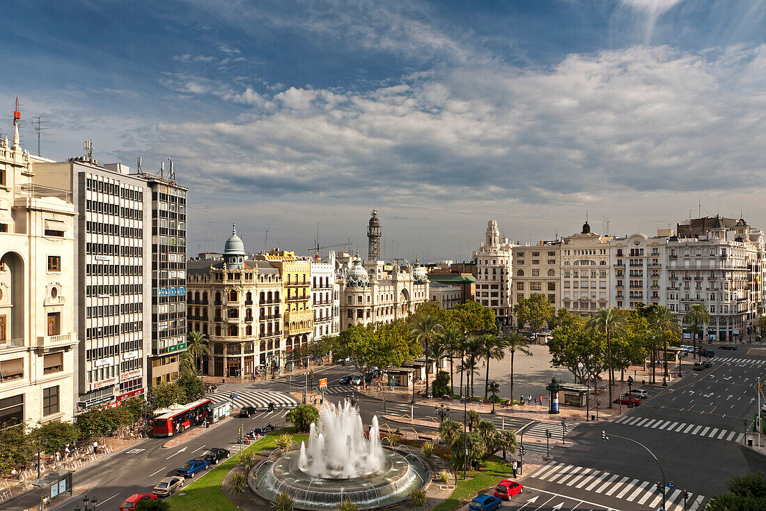 Rathaus Platz, Plaza del Ayuntamiento, Valencia, Spanien