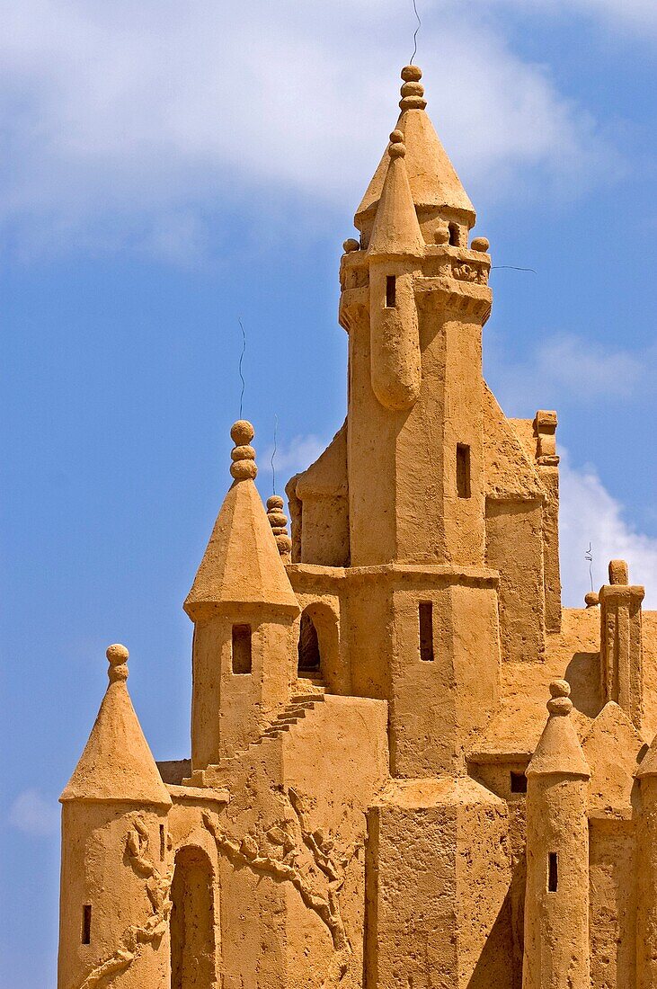 Castle, Sand sculpture festival on the Haifa beach, July 2006