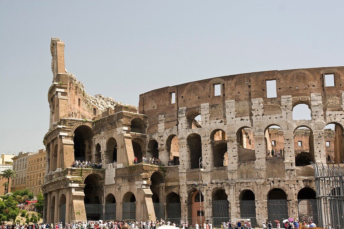 Italy, Rome, Exterior of The Colosseum