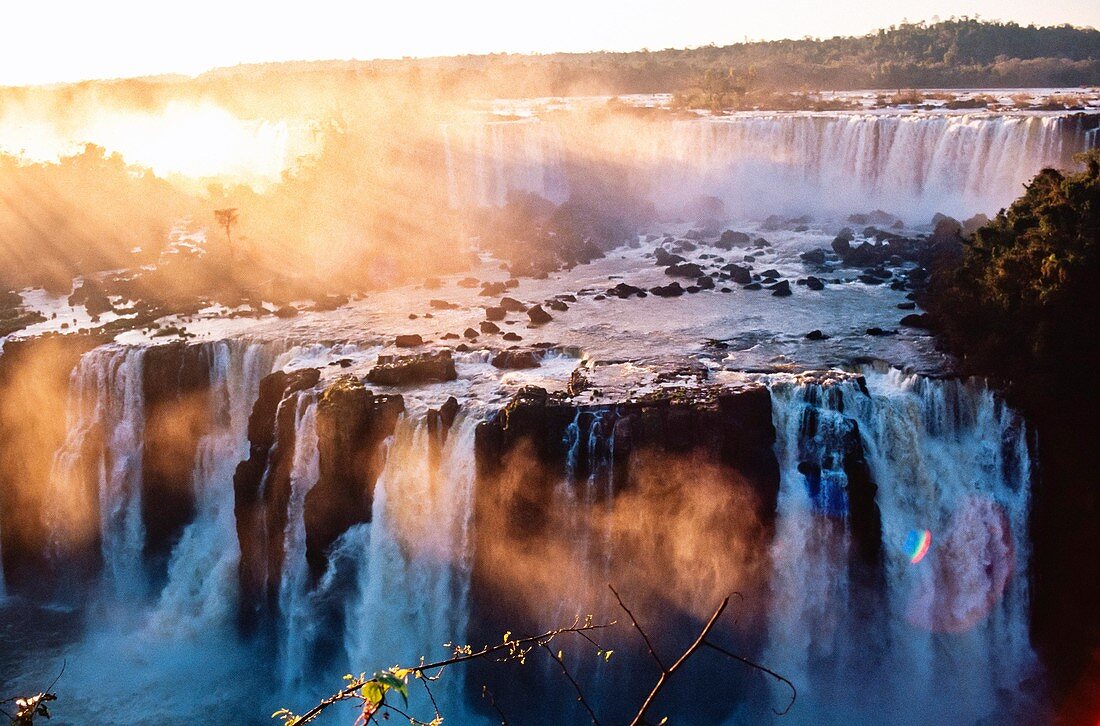 Iguazu Falls. Argentina. Brazil. Paraguay. South America