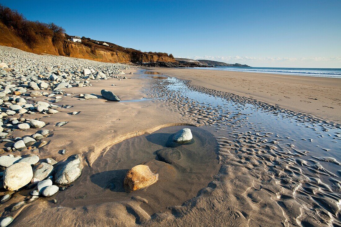 Perranuthnoe beach, Cornwall England UK