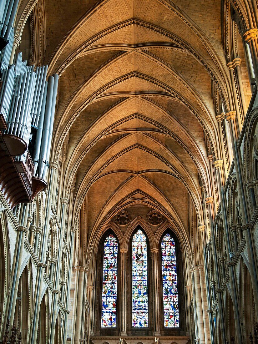 Inside Truro Cathedral Cornwall England