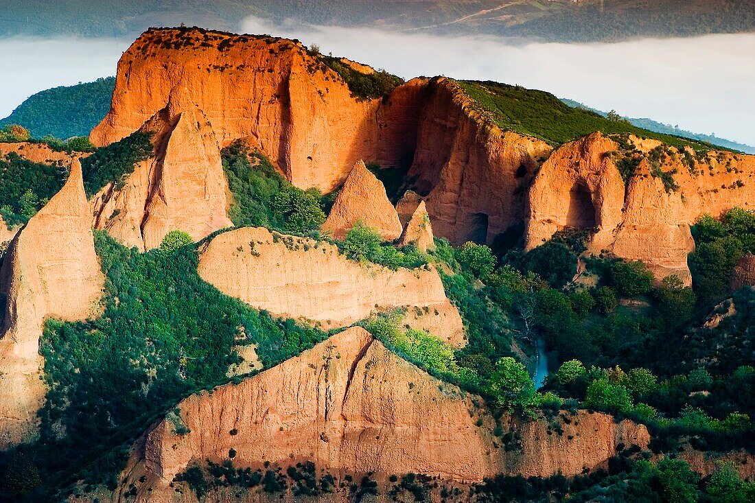 Las Medulas Cultural Park UNESCO World Heritage Site El Bierzo region Leon Castile and Leon Spain, Europe