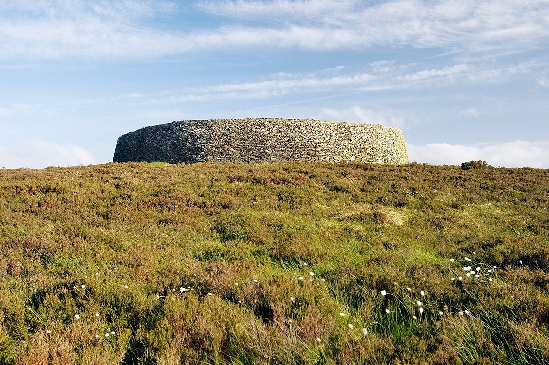 The Grianan of Aileach Ancient stone fort or cashel, once royal seat of the O’Neill Thought by some to be a temple of the sun