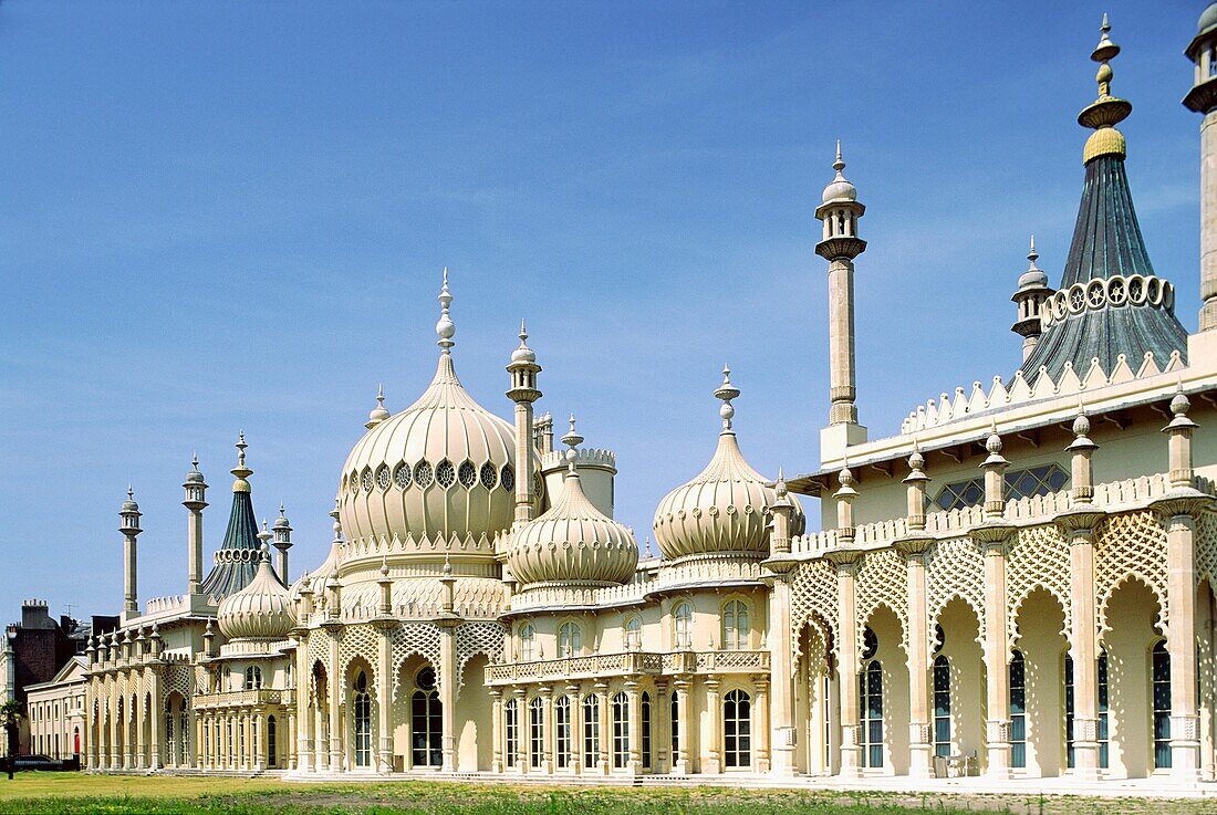 Brighton Royal Pavilion built 1822 for King George IV Designed by John Nash East Sussex, England