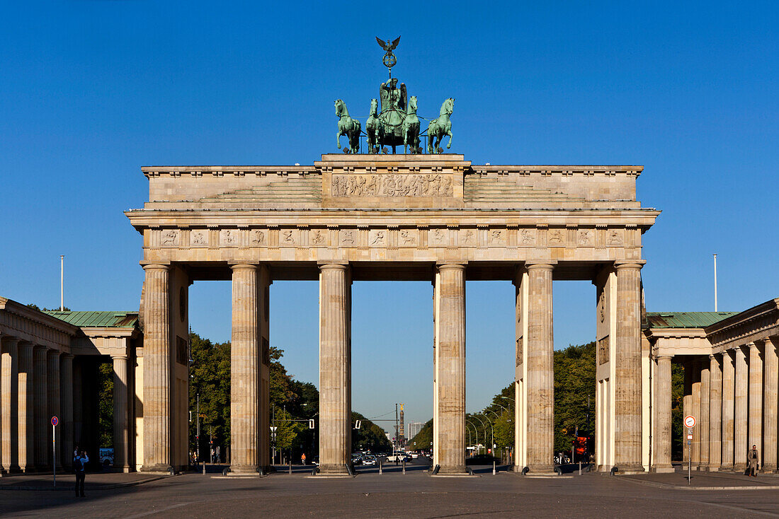 Brandenburger Tor, Pariser Platz, Berlin, Deutschland