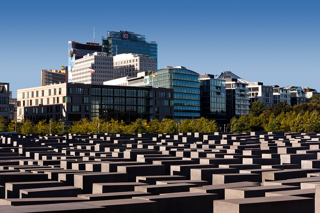 Denkmal für die ermordeten Juden Europas, kurz Holocaust Mahnmal, Berlin, Deutschland