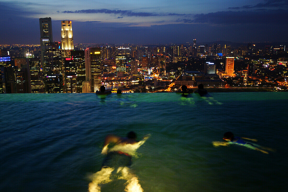 Sands SkyPark and Infinity Pool, Marina Bay Sands, Hotel, Singapore, Asia