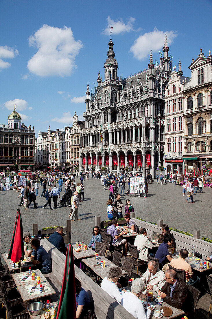 Grand Place - Brussels City Museum and restaurant, Brussels, Flanders, Belgium