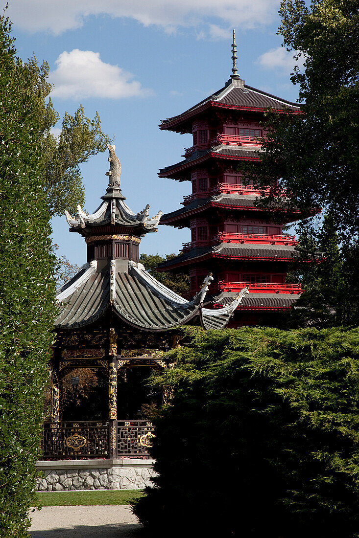 Park Royal Laeken - Chinese Pavilion, Brussels, Flanders, Belgium