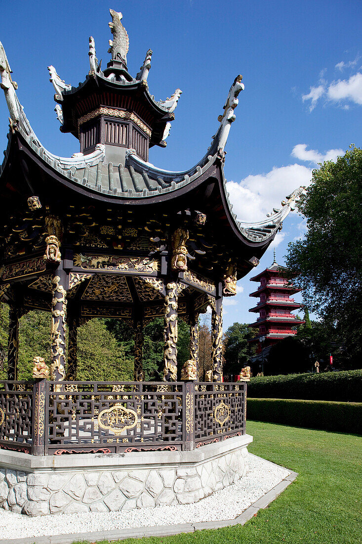 Park Royal Laeken - Chinese Pavilion, Brussels, Flanders, Belgium