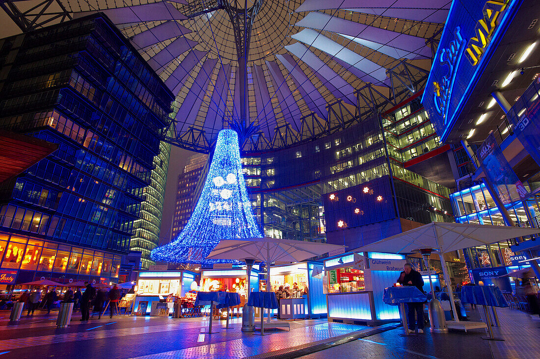 Sony Center in Potsdamer Platz, Berlin, Brandenburg, Germany