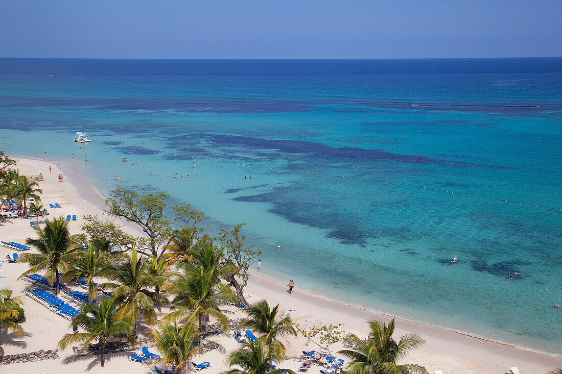 St Anns Bay and beach, Ocho Rios, Jamaica, Caribbean