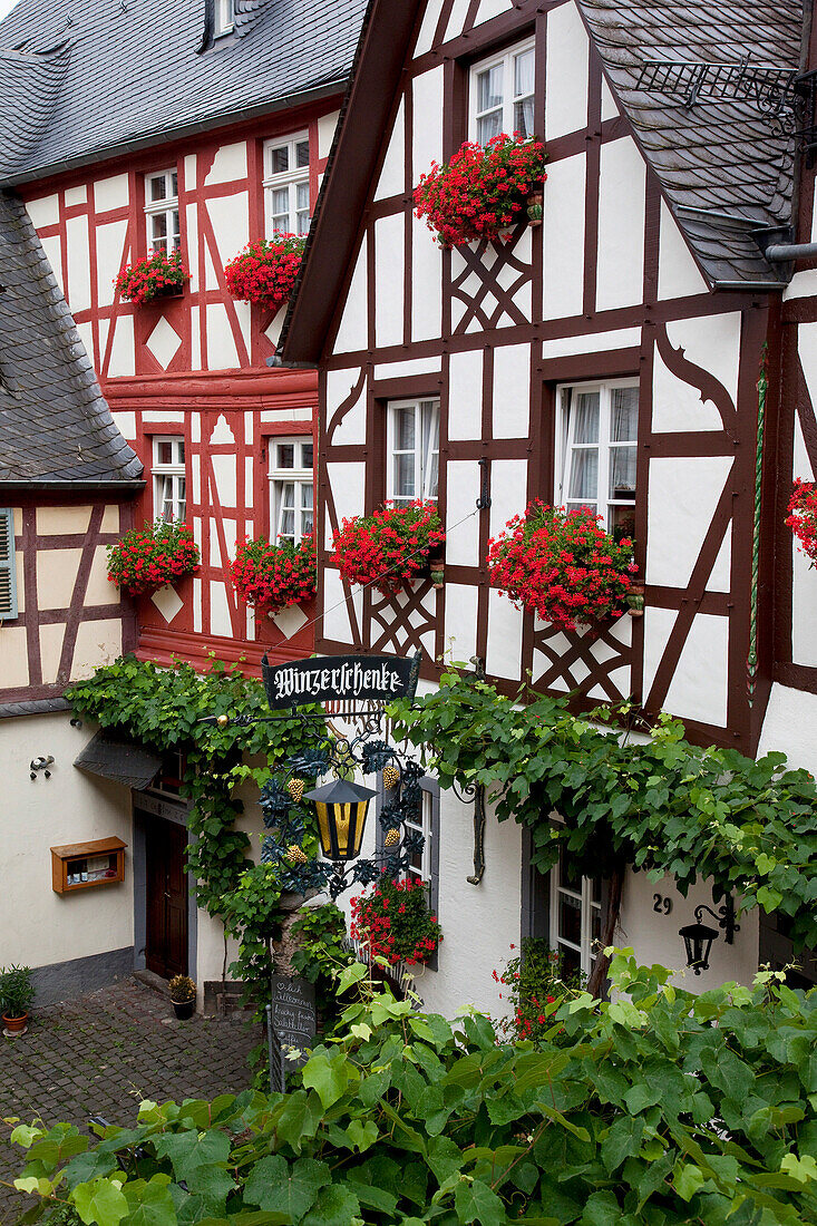 Half timbered building, Koblenz, Rhineland-Palatinate, Germany