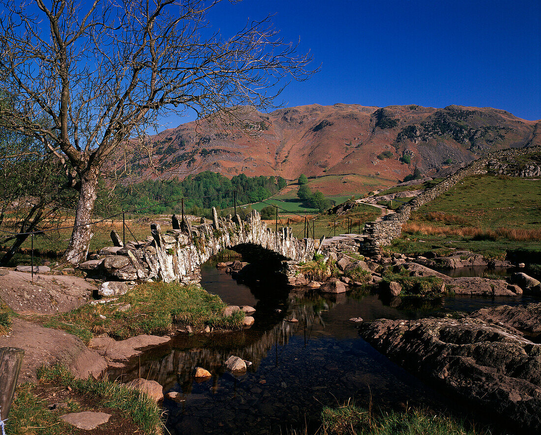 Slaters Bridge, Little Langdale, Cumbria, UK - England