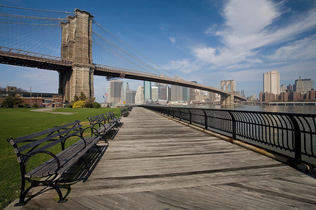 Brooklyn Bridge, New York, New York State, USA