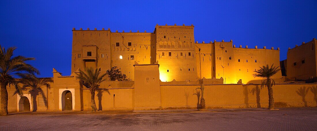 Taourirt Kasbah at dusk, Ouarzazate, Morocco