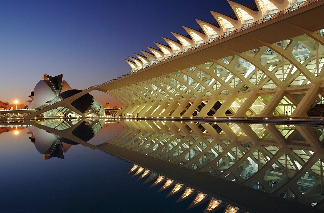 City of Arts and Sciences by Calatrava, Valencia, Spain