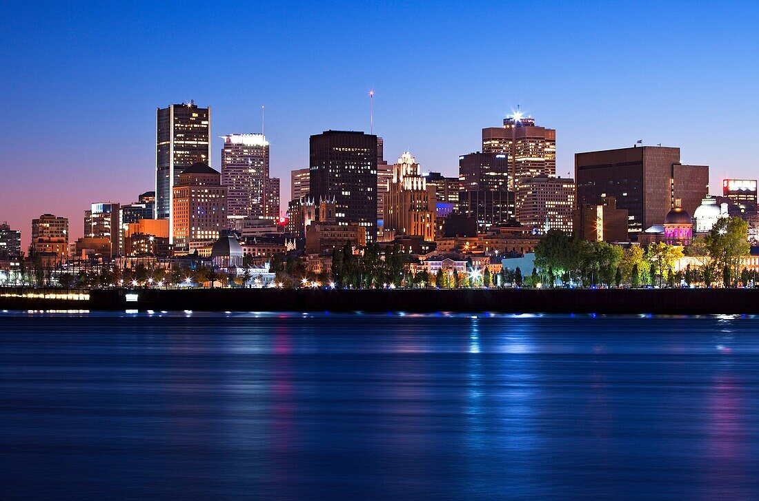 Montreal's Kyline at Dusk