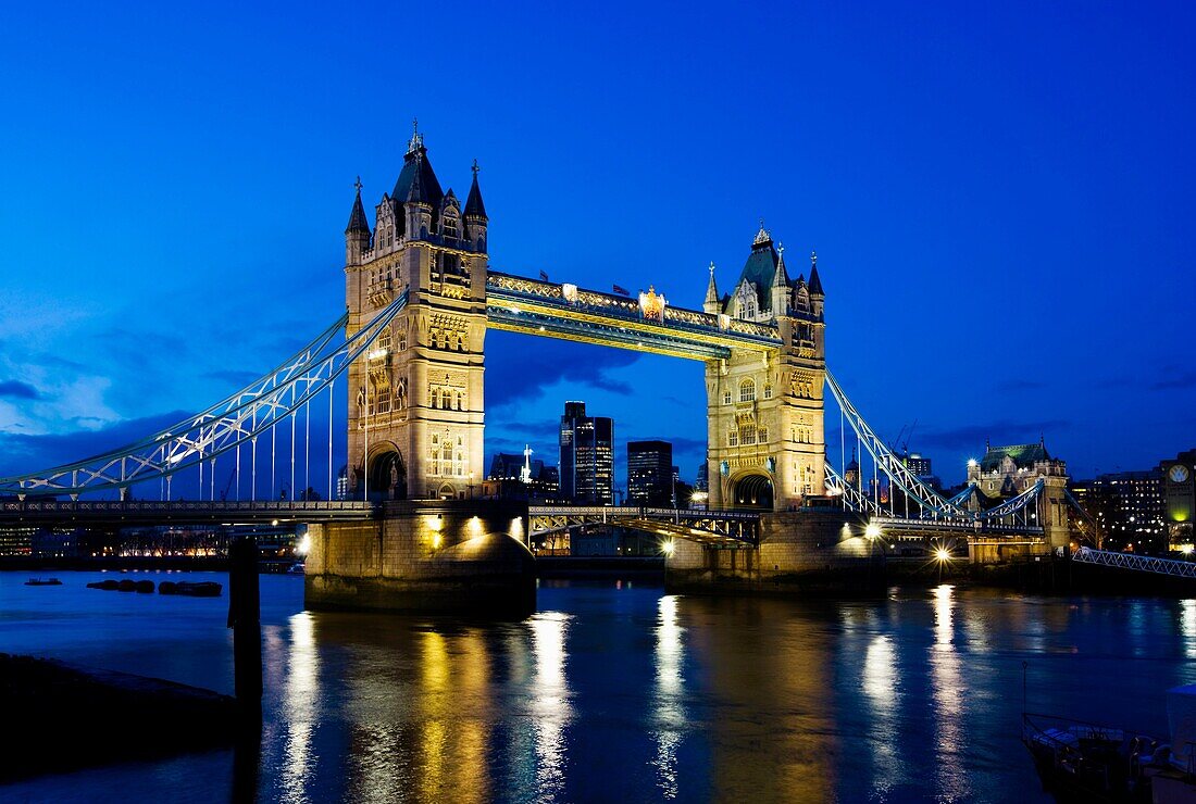 Tower Bridge, London, England.