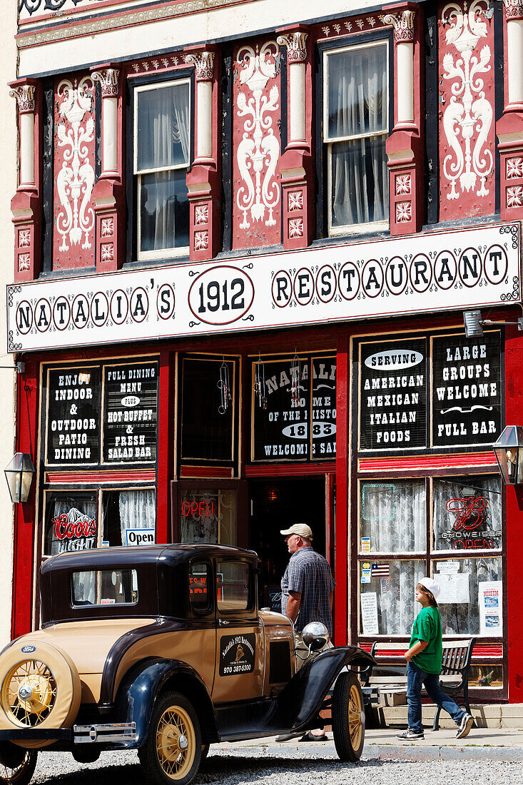 Natalia's 1912 restaurant, Silverton, Colorado, USA,  North America, America