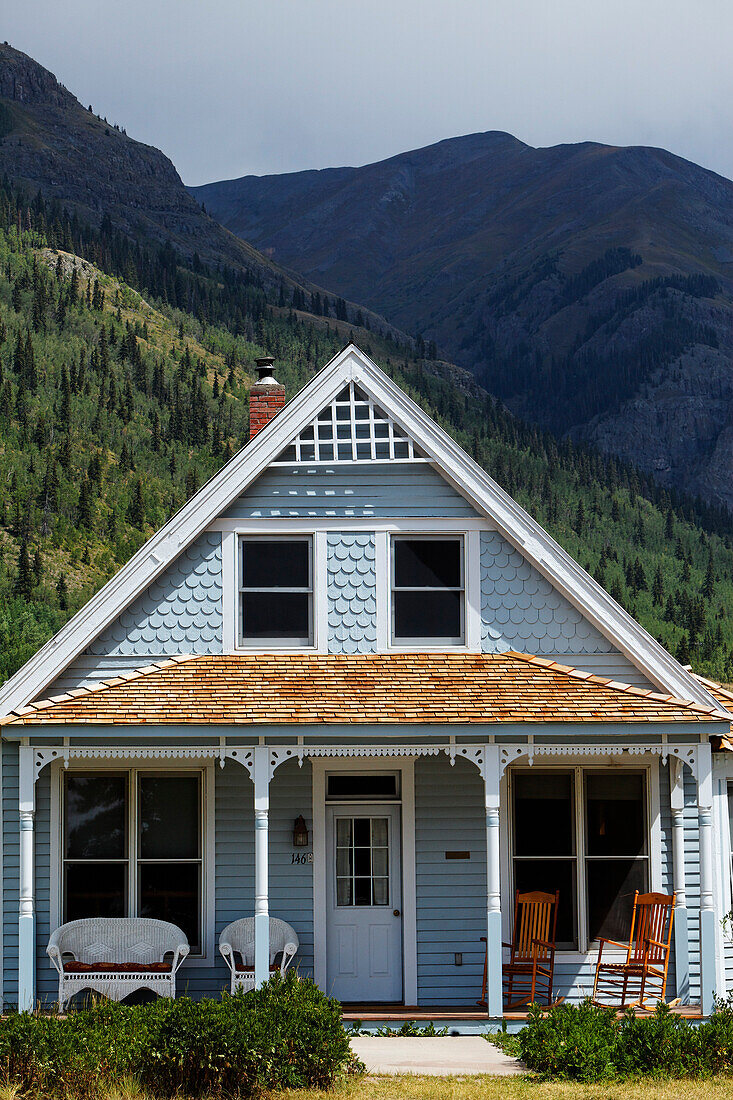 Ein Wohnhaus in Silverton, Colorado, USA, Nordamerika, Amerika