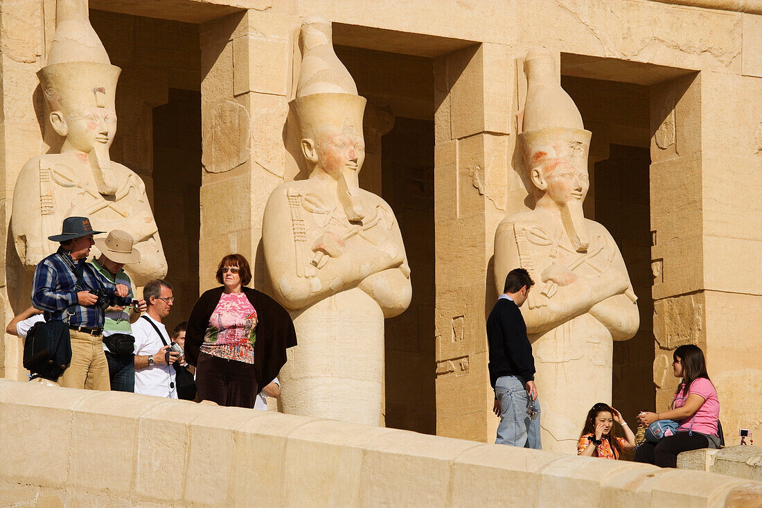Deir al Bahri, Temple of Hatshepsut, Luxor, ancient Thebes, Egypt, Africa