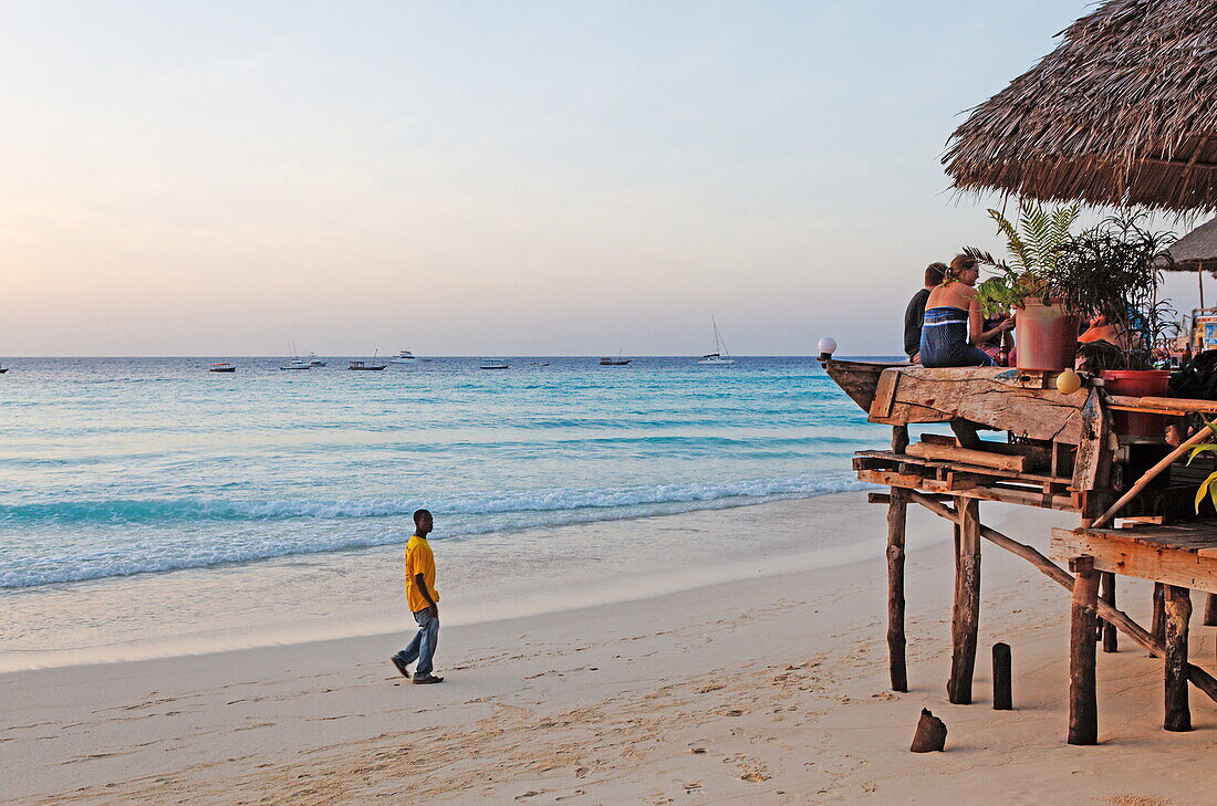 Strand in Nungwi, Sansibar, Tansania, Afrika